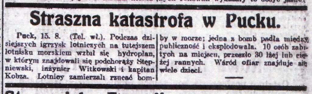 Fot. 4„Słowo Pomorskie”, 17.08.1922, nr 187.
