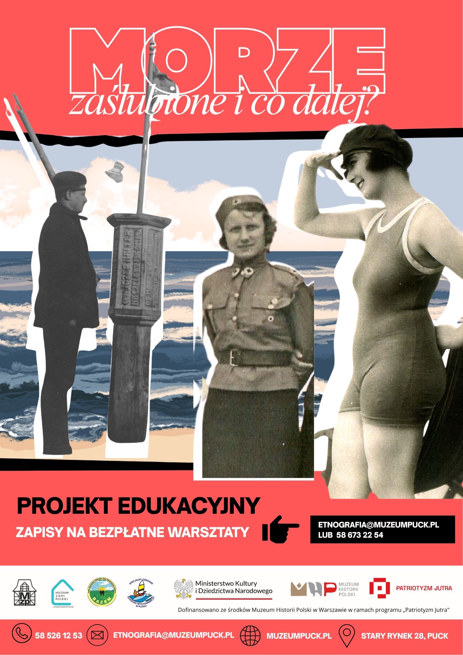 plakat informacyjny do projektu edukacyjnego postacie historyczne informacje podstawowe tytuł